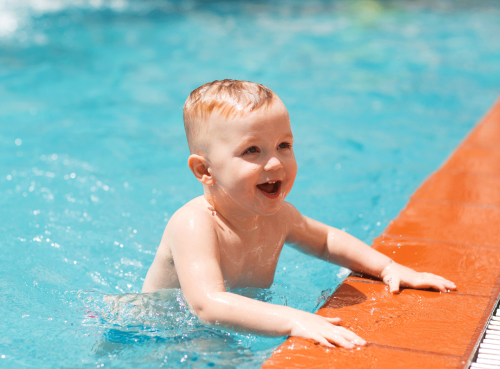 Coach Eslam Arby toddlers swimming classes